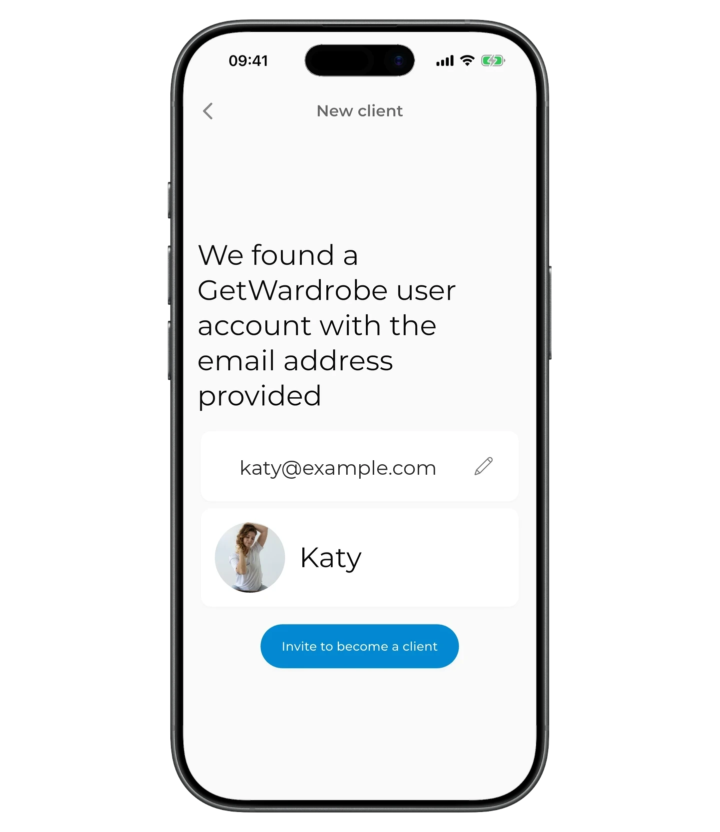 Existing user found