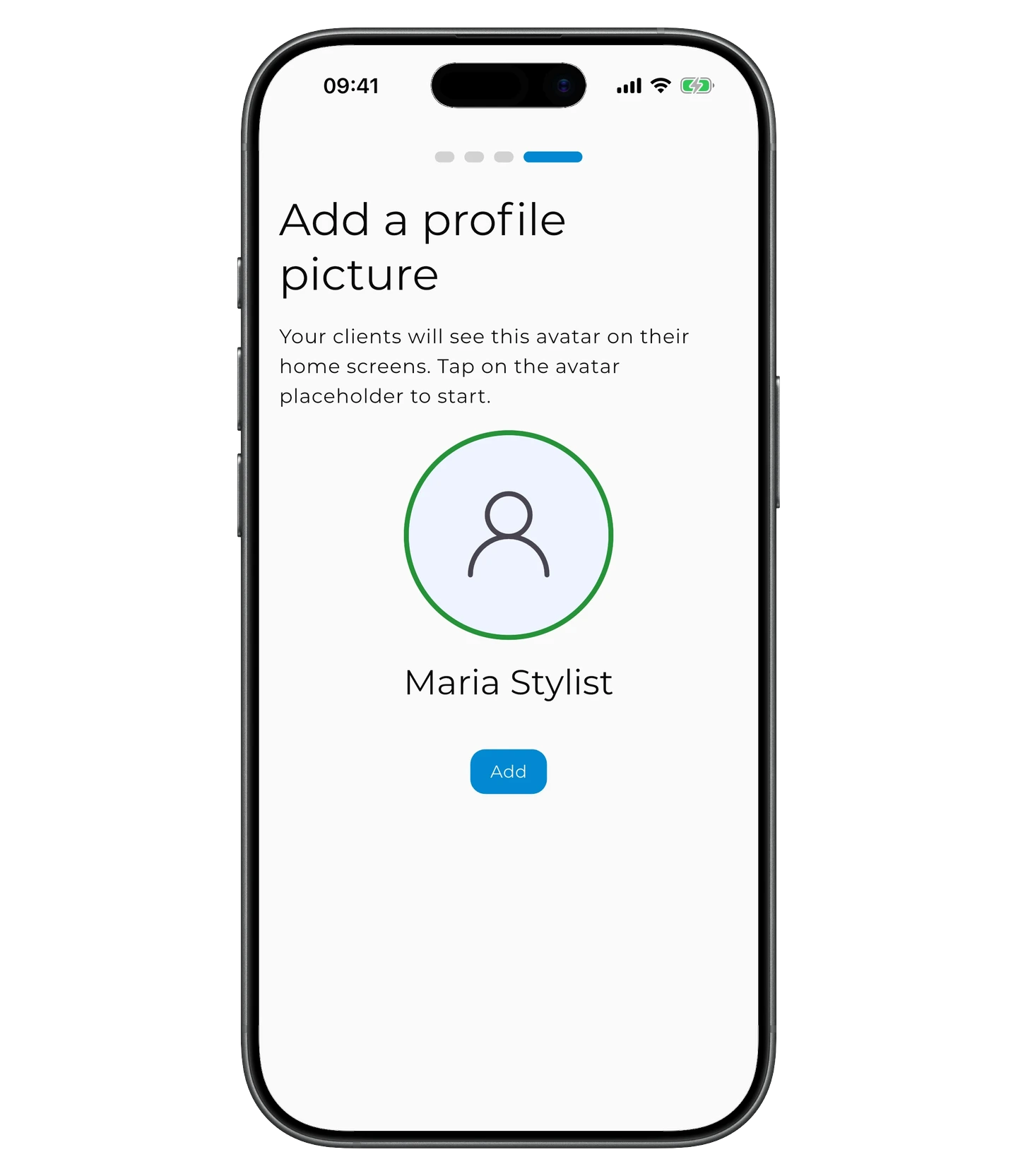Add a profile photo
