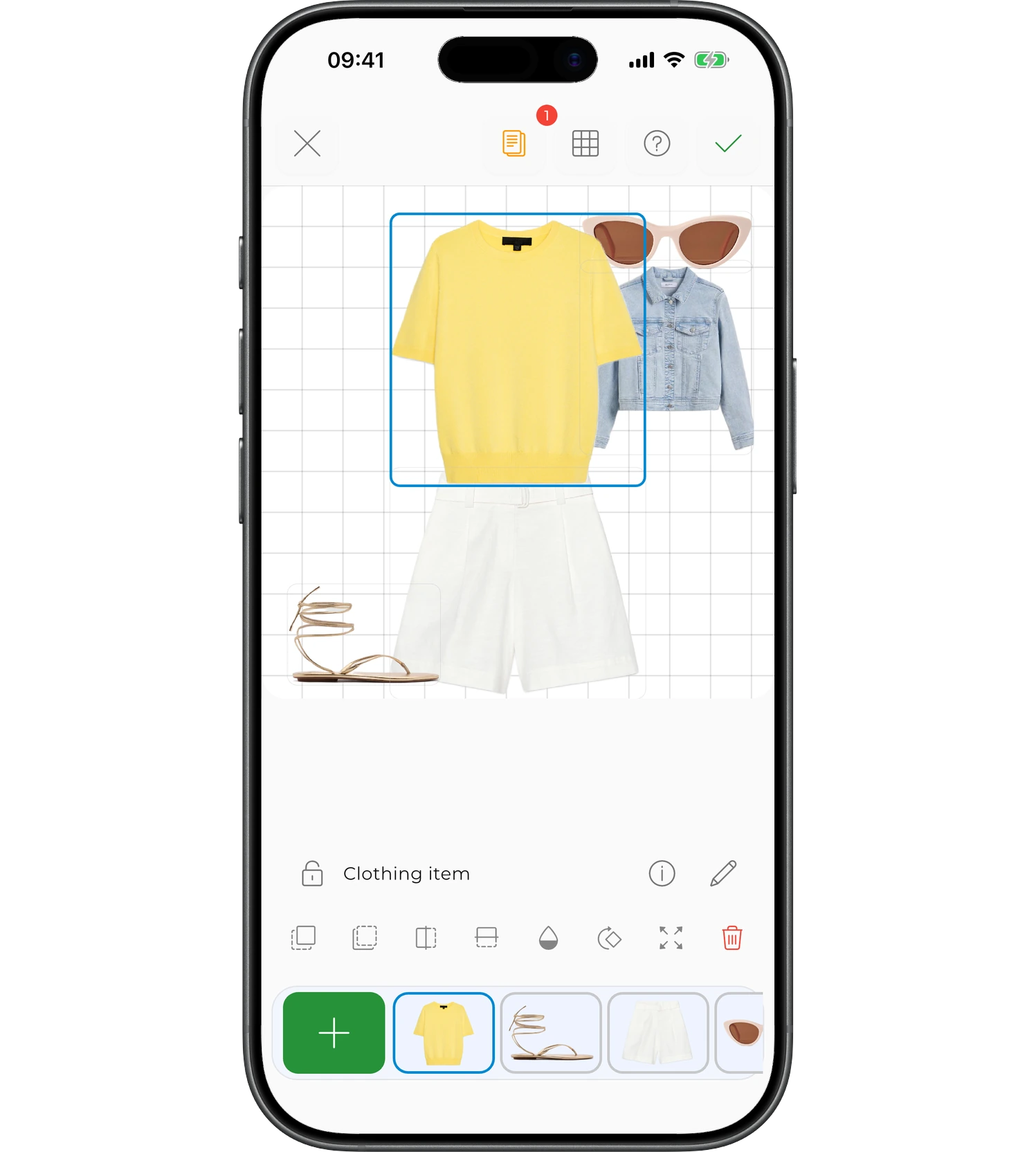 The Outfit Editor will open